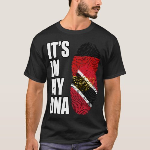 German and Trinidadian Mix DNA Heritage  T_Shirt