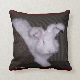 GERMAN ANGORA BUNNIE PILLOW