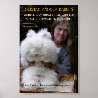 GERMAN ANGORA RABBIT MAG. ADD. POSTER