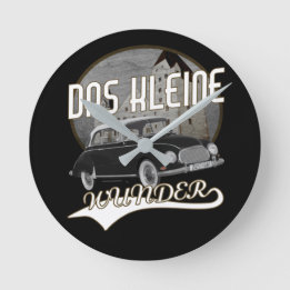 German Auto Union DKW Kleines Wunder Oldtimer Round Clock