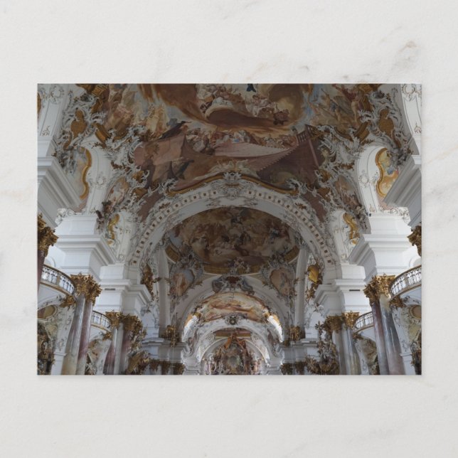 german baroque cathedral postcard (Front)