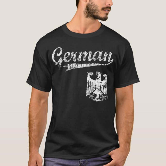 German Baseball Style t shirt (Front)