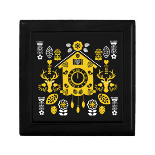 German Bauernmalerei Folk Art Gift Box