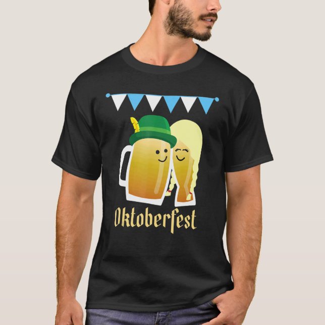 German Bavarian Munich Beer Prost Oktoberfest T-Shirt (Front)