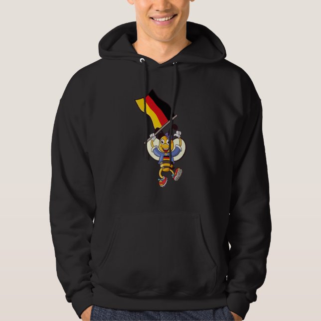 German Bee Germany Fan Hoodie (Front)