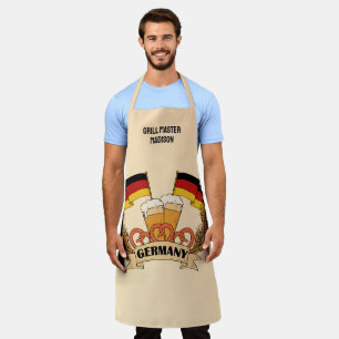 German Beer Custom Name Apron