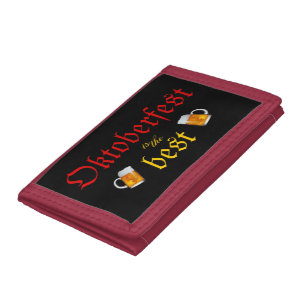 German Beer Fest Oktoberfest Trifold Wallet