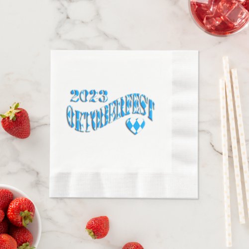 German Beer Festival Oktoberfest 2023 Napkins