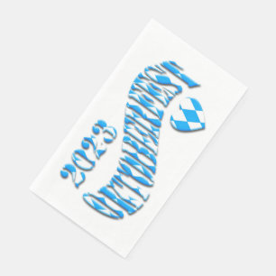 German Beer Festival Oktoberfest 2023 Paper Guest Towels
