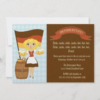 German Themed Party Invitations 8