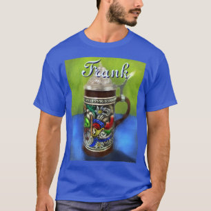 German Beer Stein w/Hinged Lid Personalized T-Shirt