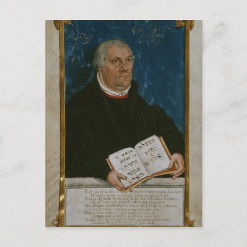 German Bible of Luthers Translation 1561 Postcard