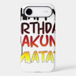 German Birthday Hakuna Matata Art Print iPhone 17 Air Case