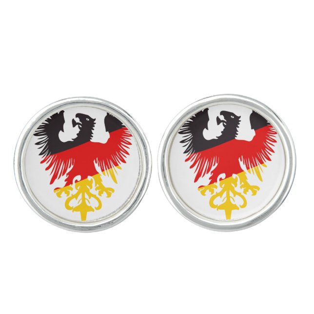 German Black Eagle Cufflinks (Front)