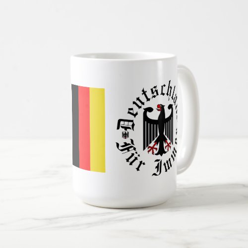 German black eagle Deutschland foreverFur Coffee Mug
