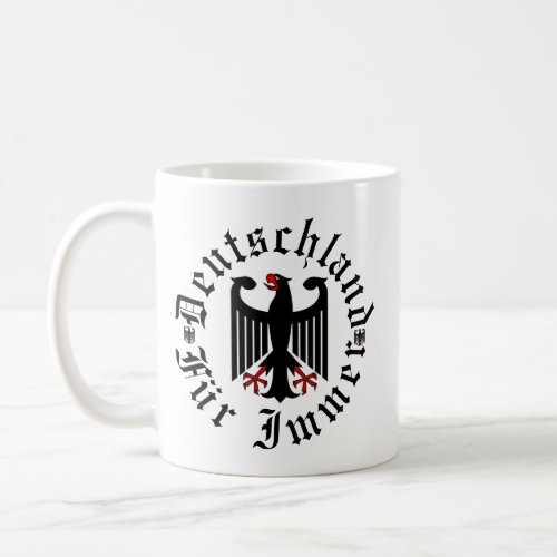 German black eagle Deutschland foreverFur Coffee Mug