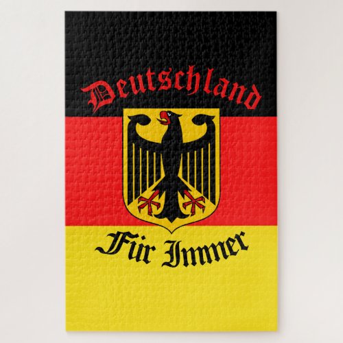 German black eagle flag Germany 1014 piece jigsaw Jigsaw Puzzle