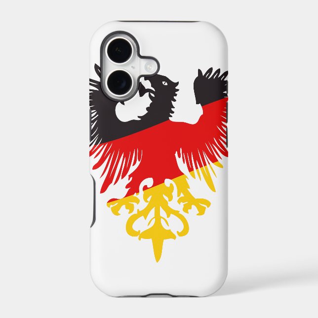 German Black Eagle Iphone Case (Back)