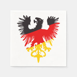 German Black Eagle Napkins