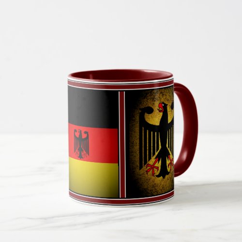 German black eagle of German flag Germany 11oz Mug