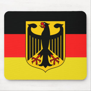 German, black eagle of German flag, Germany Mouse Pad
