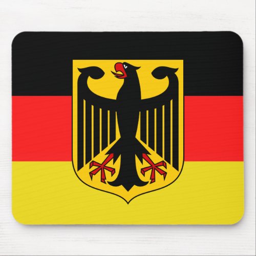 German black eagle of German flag Germany Mouse Pad