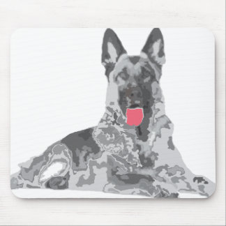 German black mouse pad