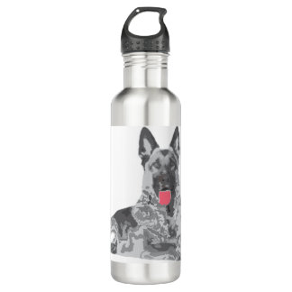 German black stainless steel water bottle