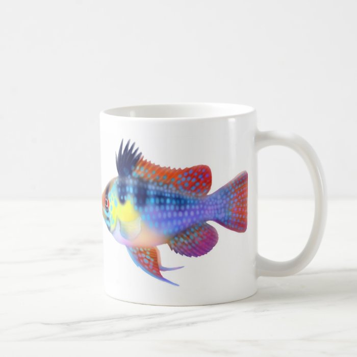 German Blue Ram Dwarf Cichlid Mug