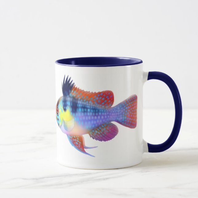 German Blue Ram Dwarf Cichlid Mug (Right)