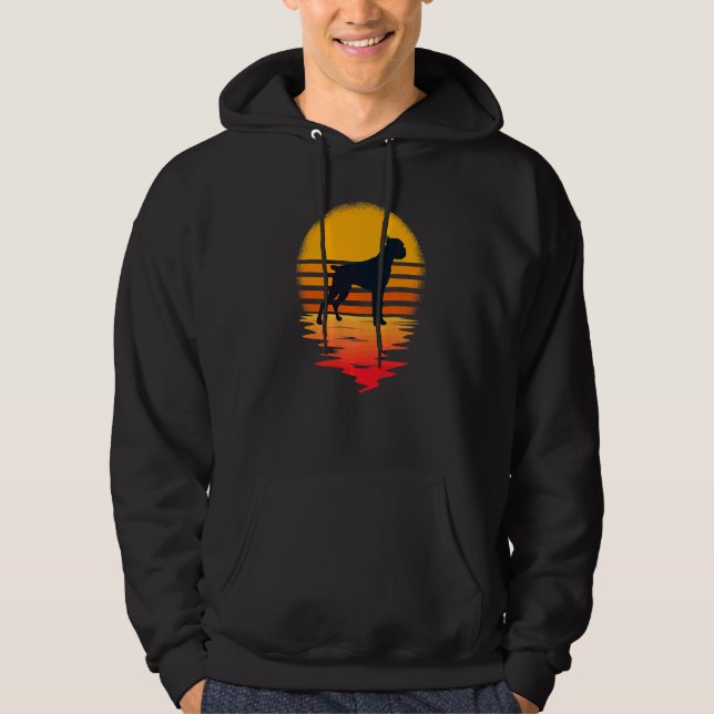 German Boxer Dog Breed  44 Hoodie (Front)