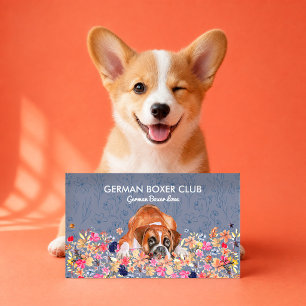 German Boxer Dog Business Card