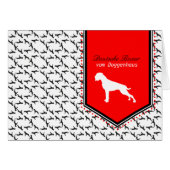 German Boxer Dog Cards (Front Horizontal)