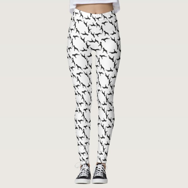 German Boxer Dog Leggings (Front)