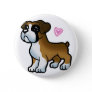 German boxer puppy cartoon  | choose back color button