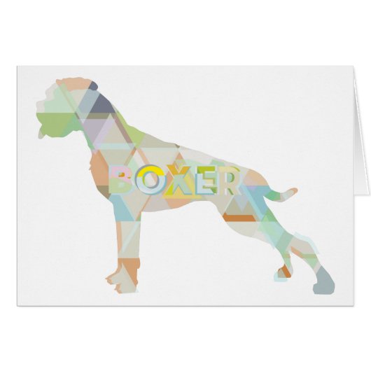 German Boxer Triangula (Front Horizontal)