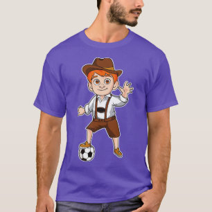 German Boy Germany Oktoberfest Futbol T-Shirt