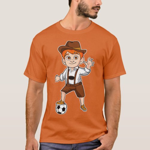 German Boy Germany Oktoberfest Futbol T_Shirt
