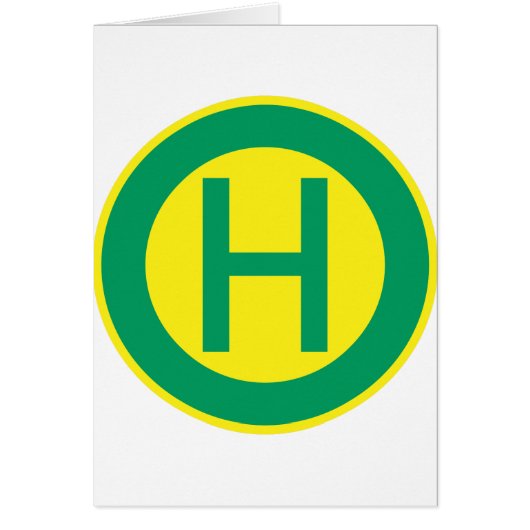 German Bus and Tram Stop sign stop Cards (Front)