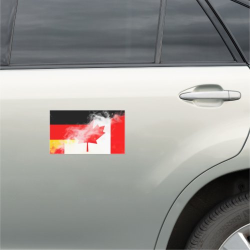 German Canadian Car Magnet