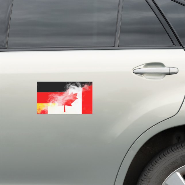 German Canadian Car Magnet (In Situ)