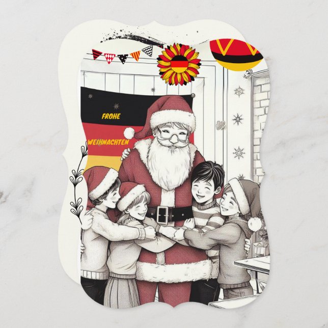 german card : Classmates Christmas  (Front/Back)
