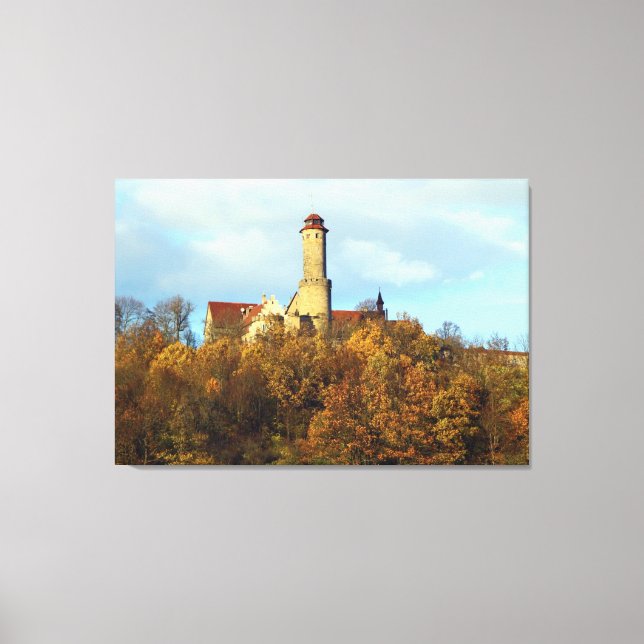 German castle - Bamberg Altenburg Canvas Print (Front)