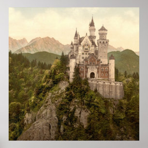 German Castle Neuschwanstein Poster