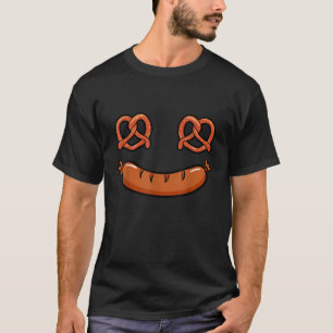 German Celebration Pretzel Sausage T-Shirt
