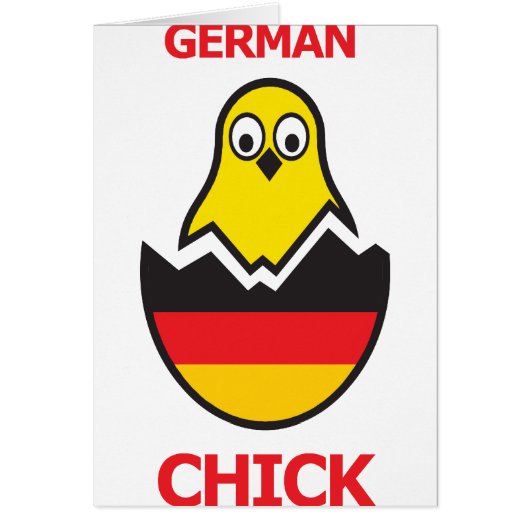 German Chick Cards (Front)