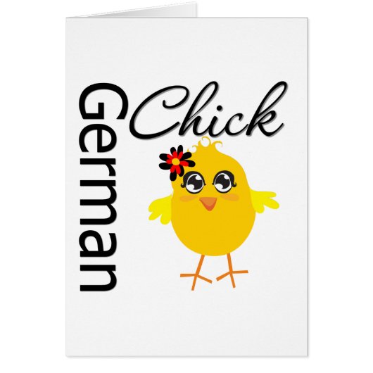 German Chick Cards (Front)