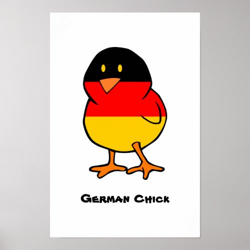 German Chick Poster