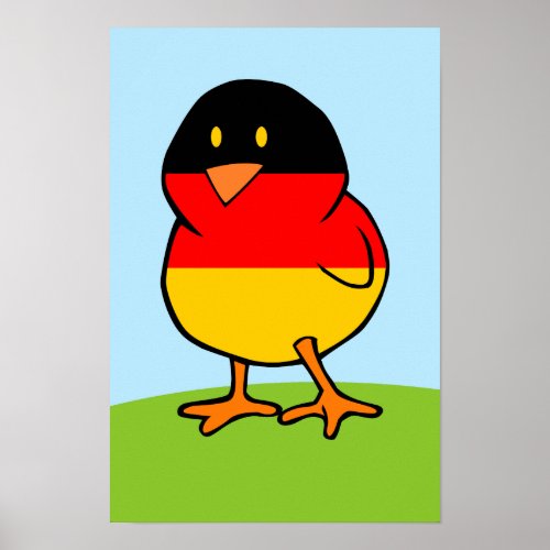 German Chick Poster