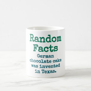 German Chocolate Cake - Trivia Fact Coffee Mug